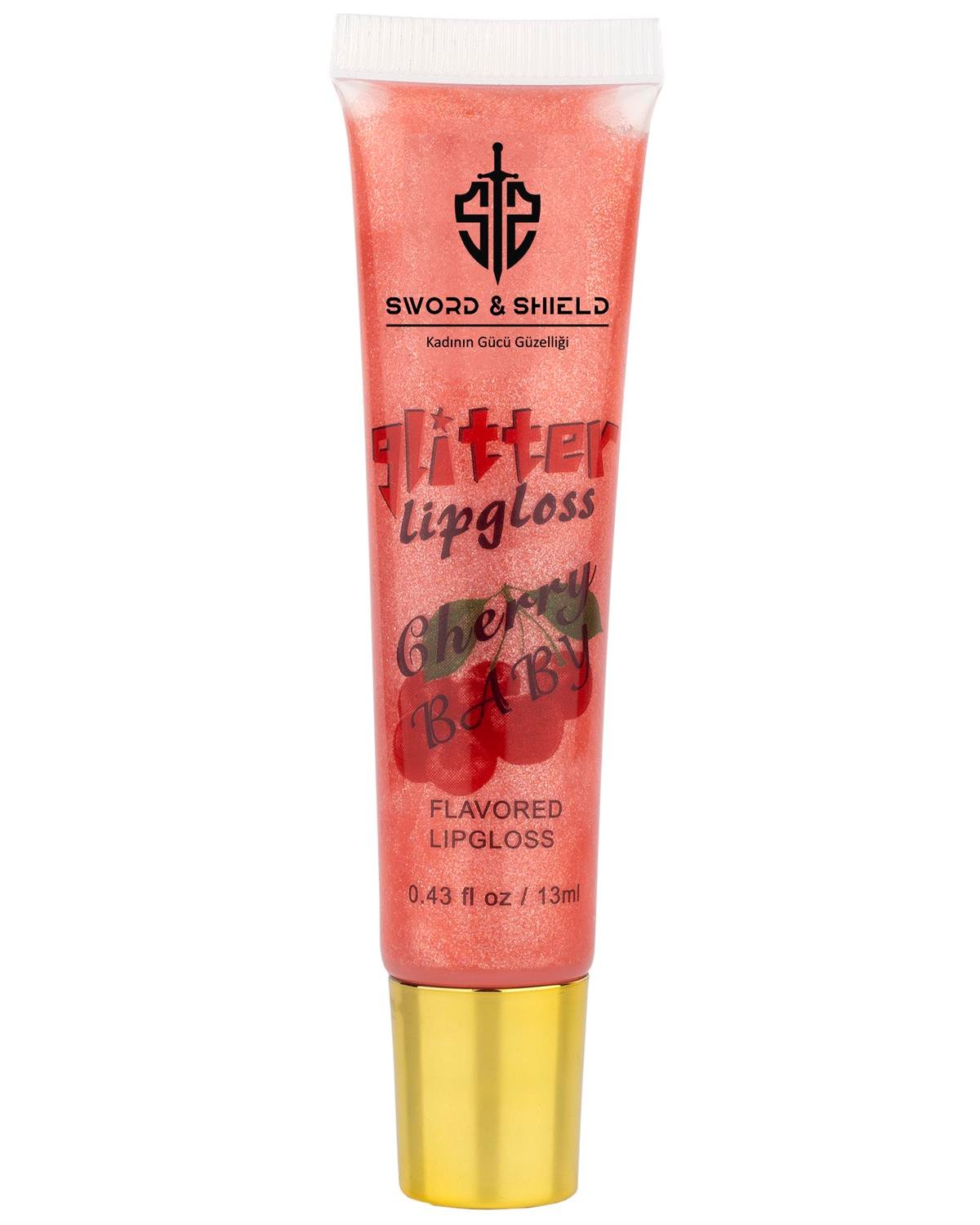 S&S Glitter Lipgloss Strawberry