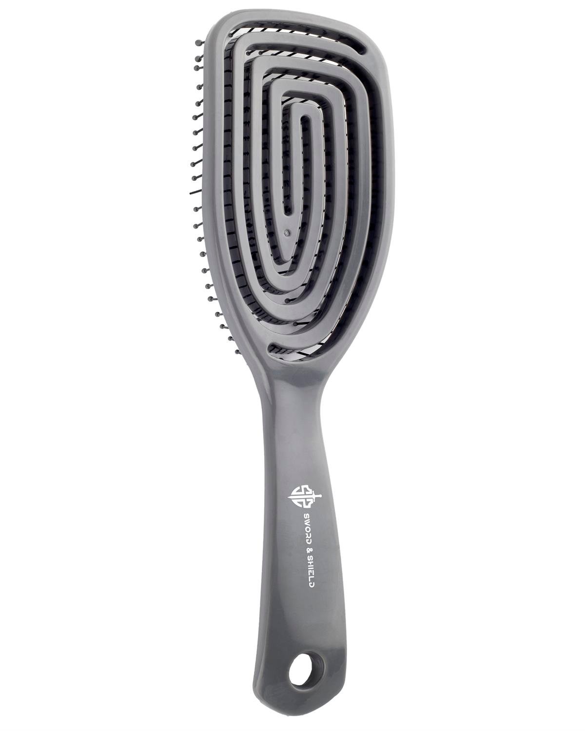 S&S Pro Üç Boyutlu Saç Fırçası Gri 02