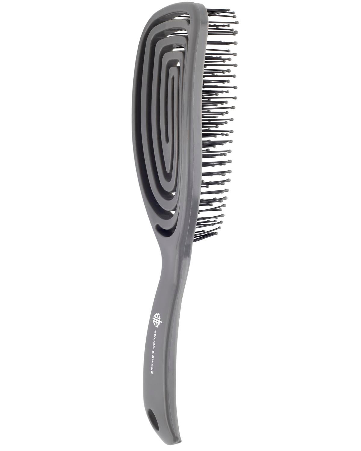 S&S Pro Üç Boyutlu Saç Fırçası Gri 02