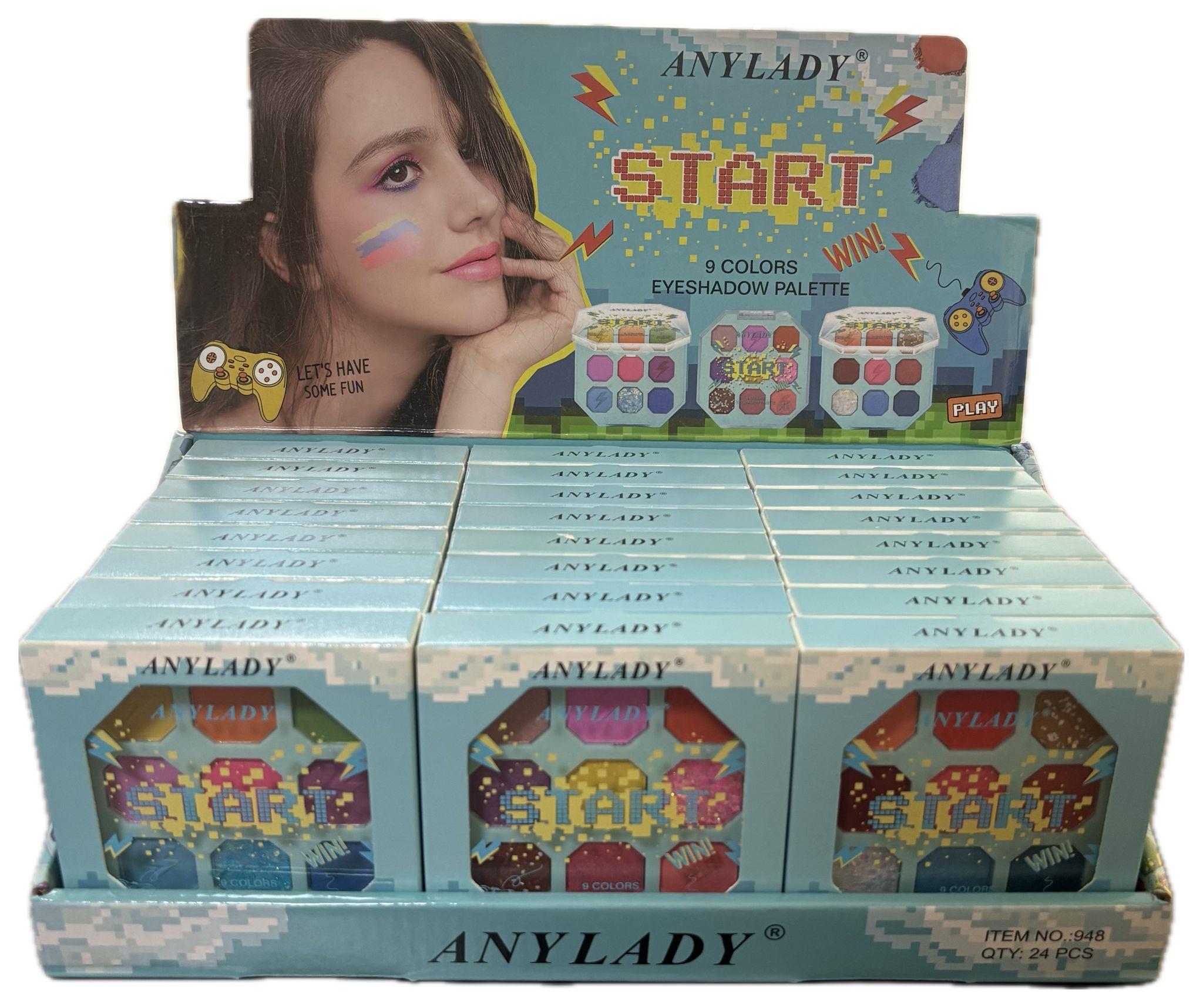 Start Glitter Eyeshadow Palette with 9 02