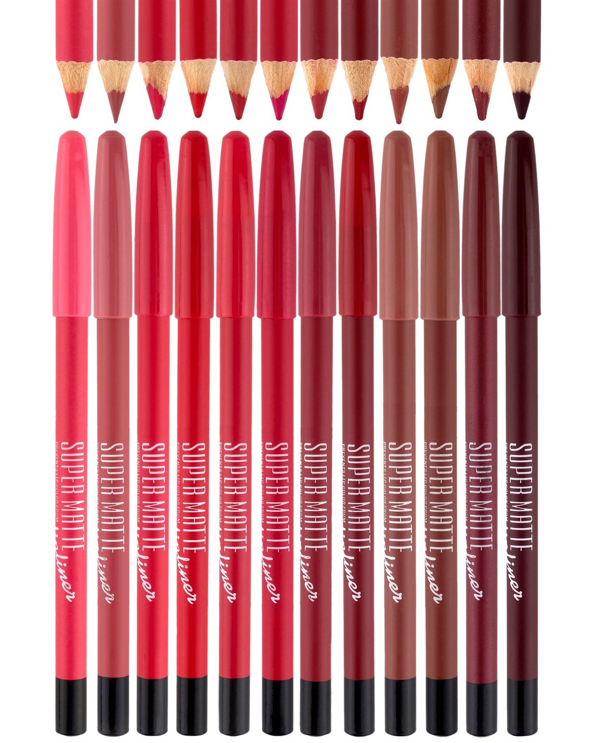 Super Matte 12 Adet Dudak Kalemi