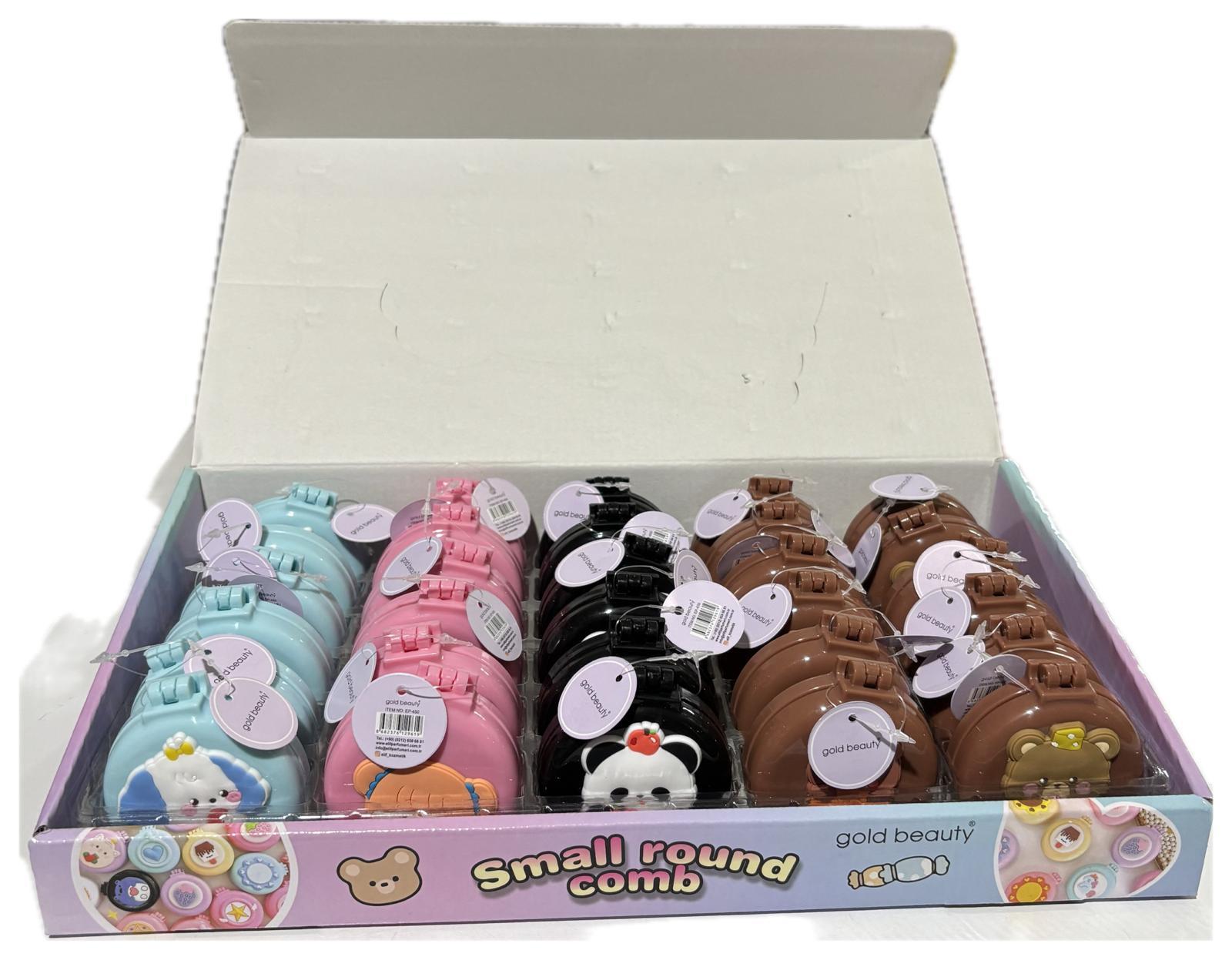 Süpriz Desenli Karikatür Sevimli Cep Katlanır Tarak