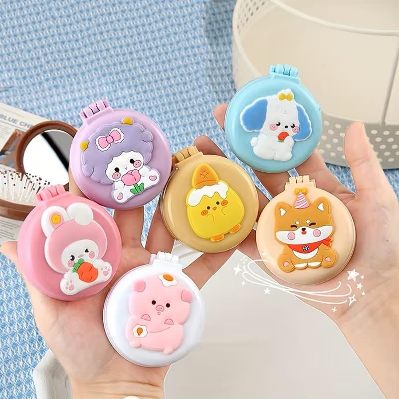 Süpriz Desenli Karikatür Sevimli Cep Katlanır Tarak