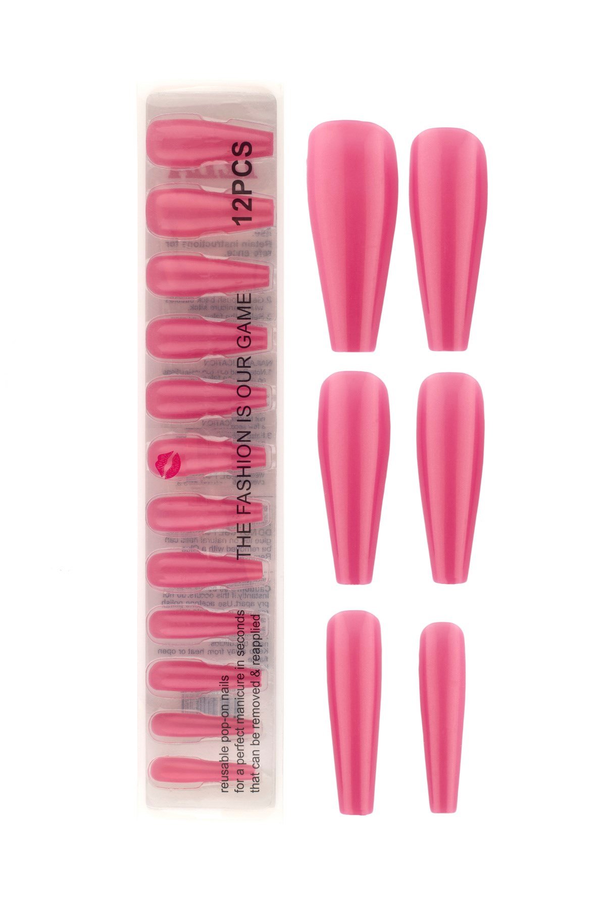 Takma Tırnak Balerin Pembe