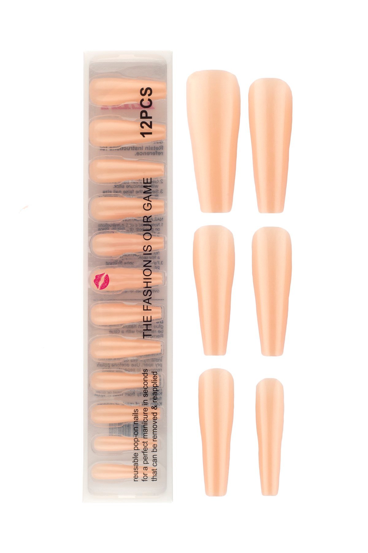 Takma Tırnak Balerin Şampanya