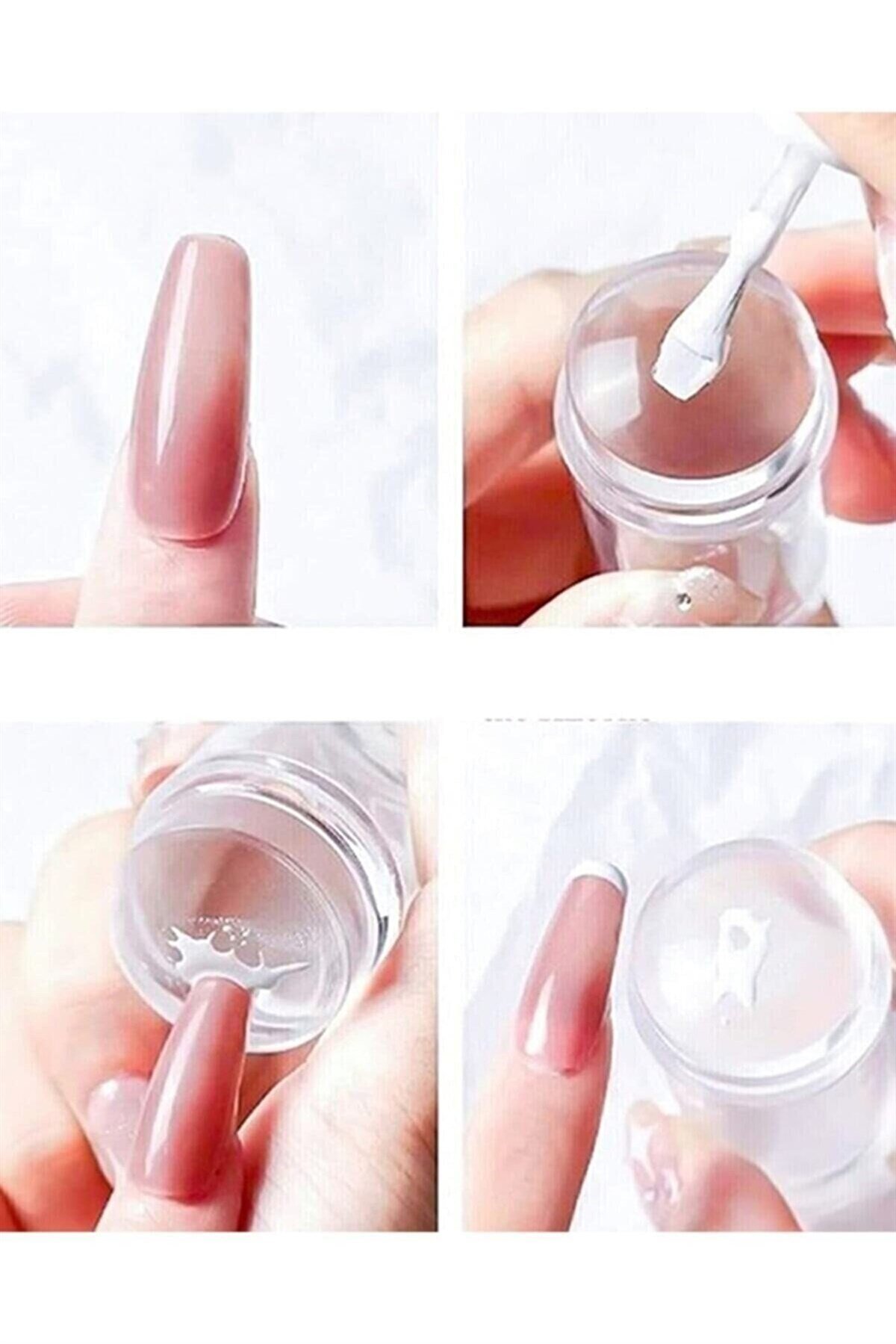 Tırnak Süs Damgalama French Stamperi