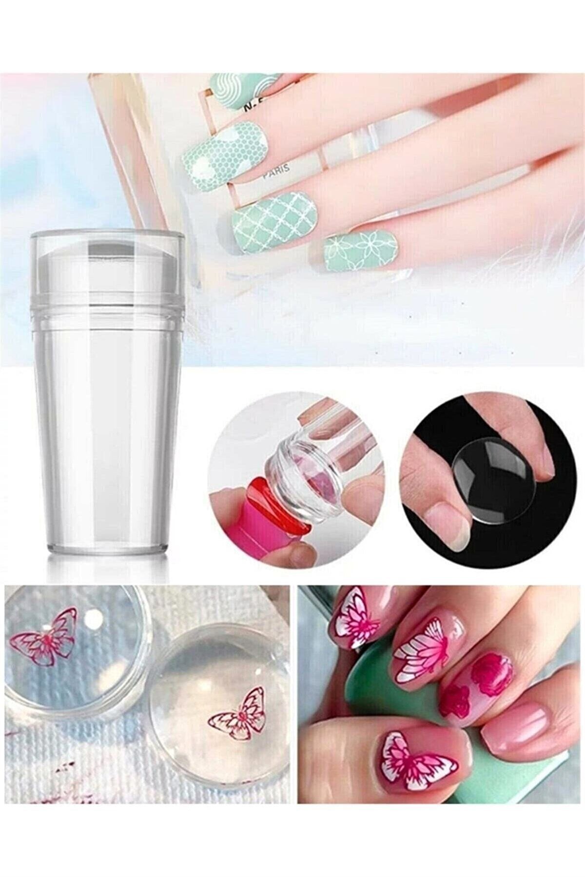 Tırnak Süs Damgalama French Stamperi