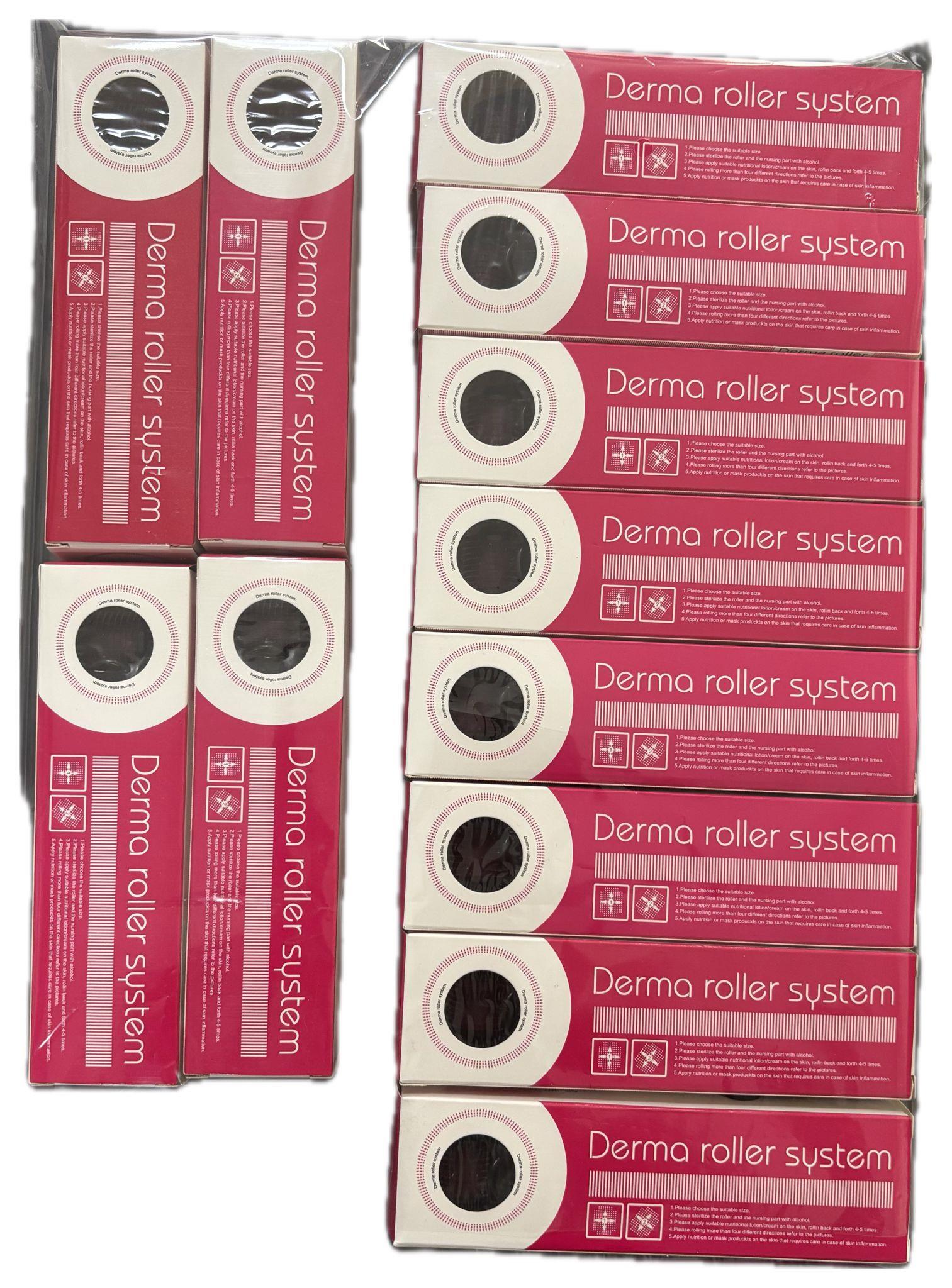 Titanyum Uçlu 540 Iğneli Derma Roller 1 Mm Iğne Cilt Yüz Vücut Yenileme Masaj Aleti