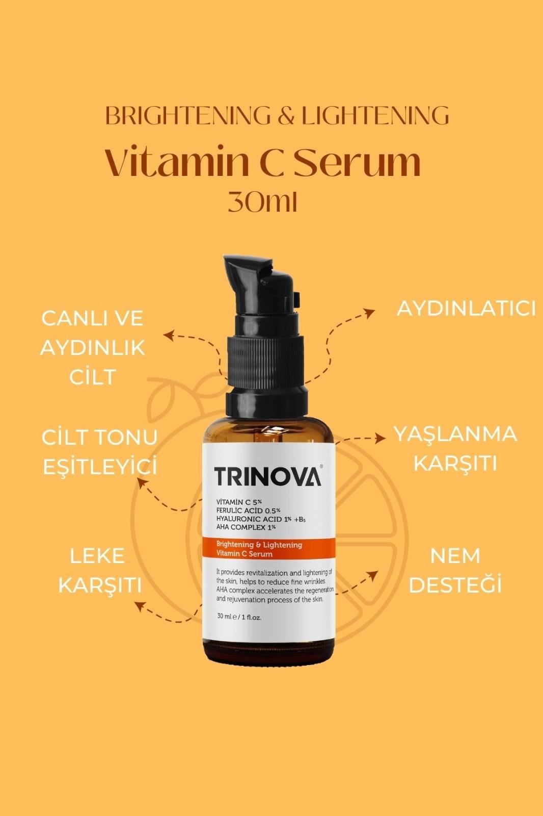 Trinova Brightening & Lightening Vitamin C Serum 30 ml 