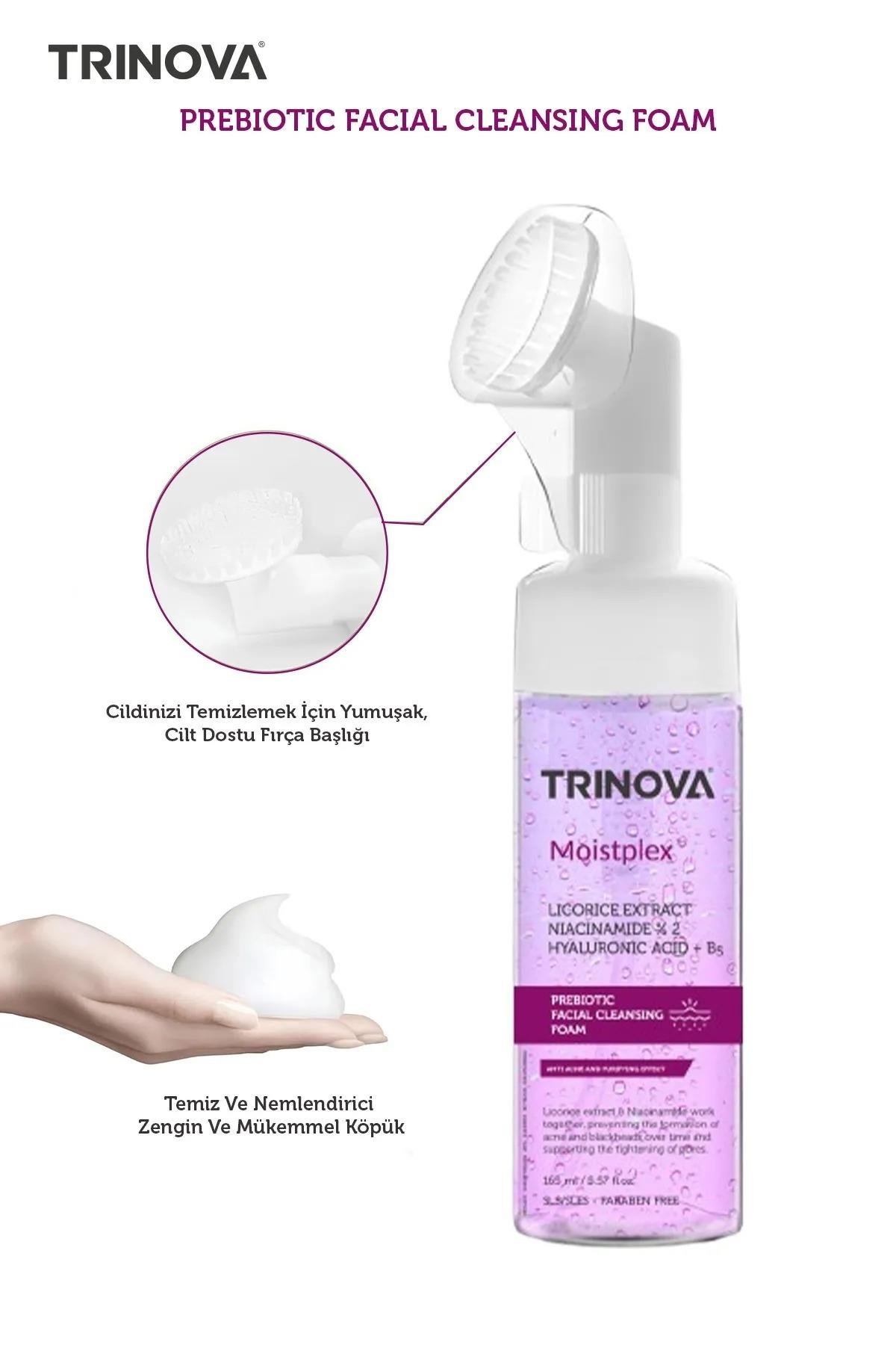 Trinova Prebiyotik Licorice Yüz Temizleme Köpüğü 165ml