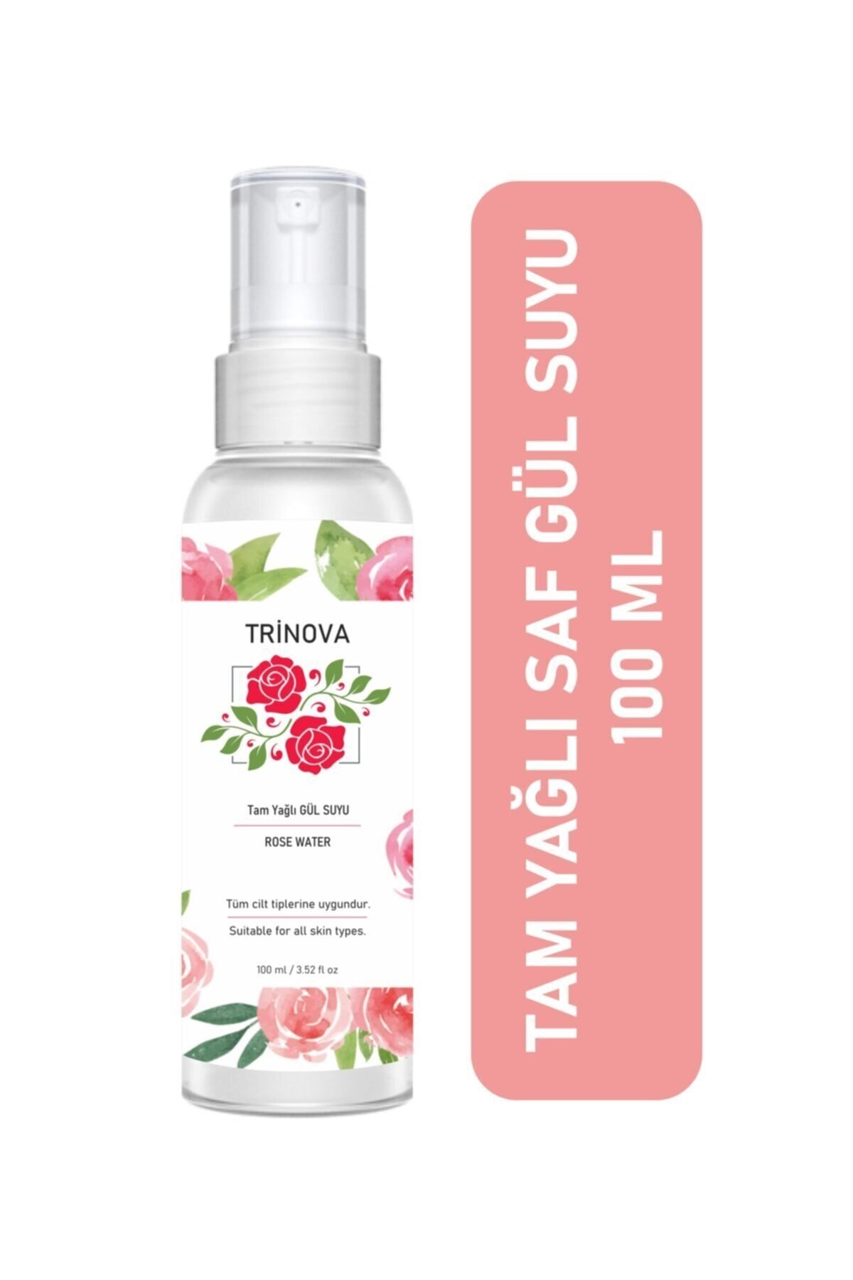 Trinova Tam Saf Gül Suyu 100ml