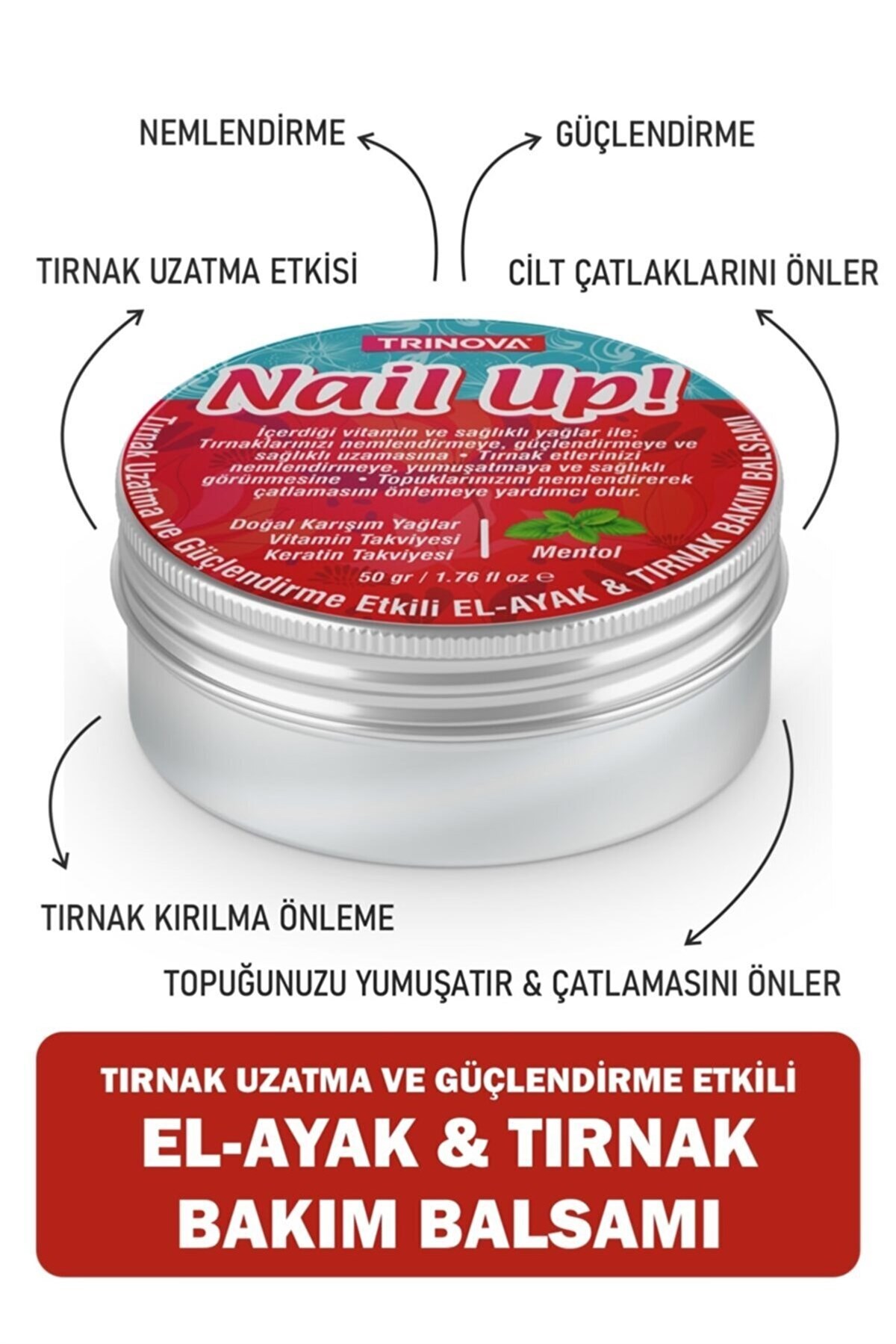 Trinova Tırnak Bakım Yağı Balsamı