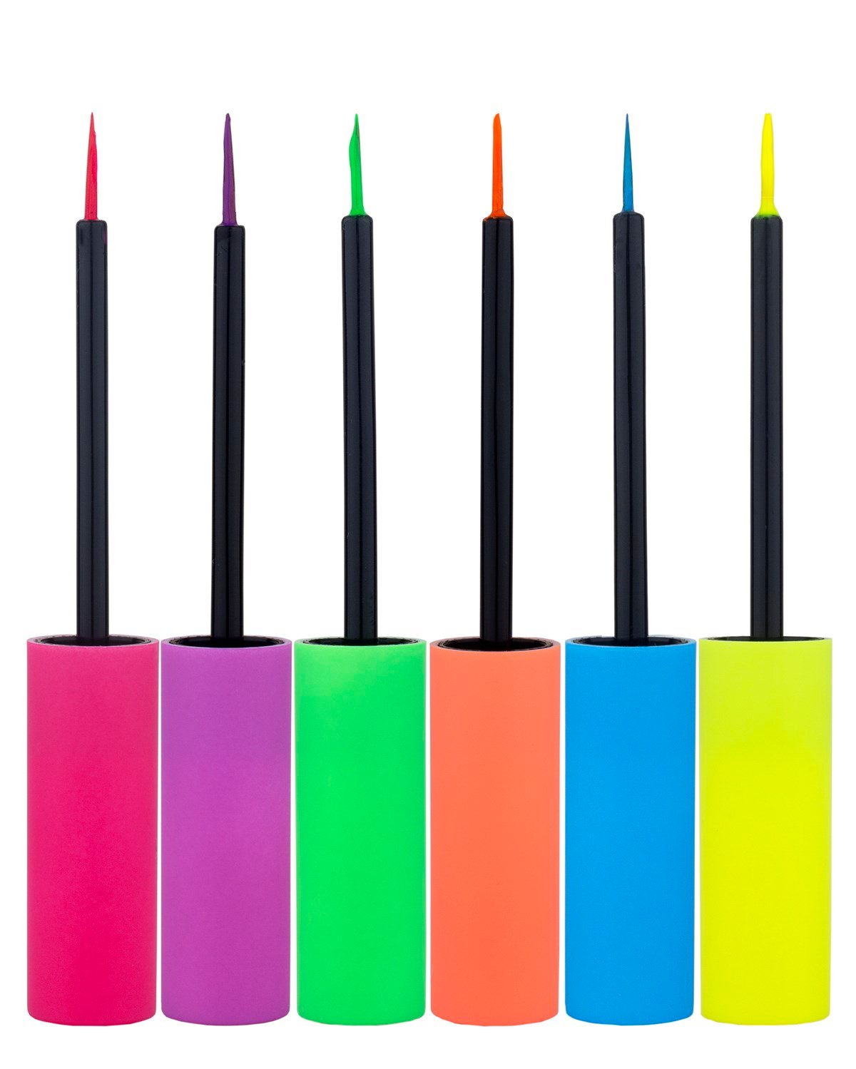 True Color 6 Renkli Neon Fırçalı Eyeliner