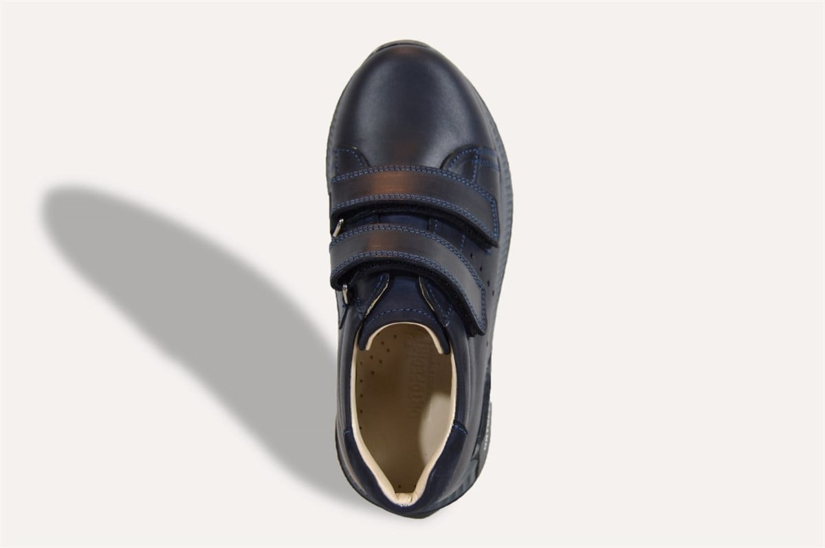 Ayakkabı 26-36Ortopedia Genç Ayakkabı Lacivert Deri 1429