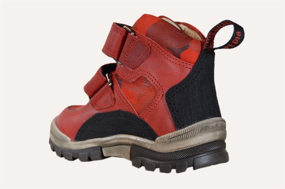 Bot 21-25Ortopedia Bebek Bot Kırmızı Deri 1540