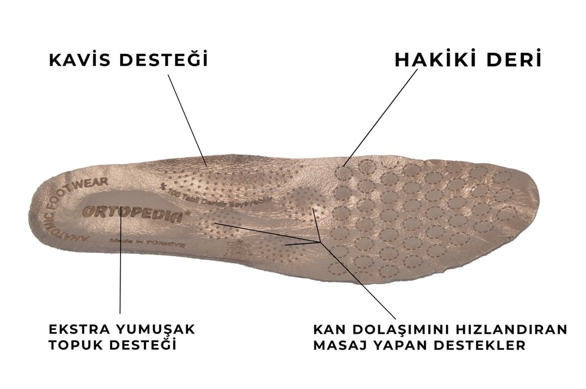 ComfortOrtopedia Anatomik Kadın Ayakkabı 1186 - KAHVE