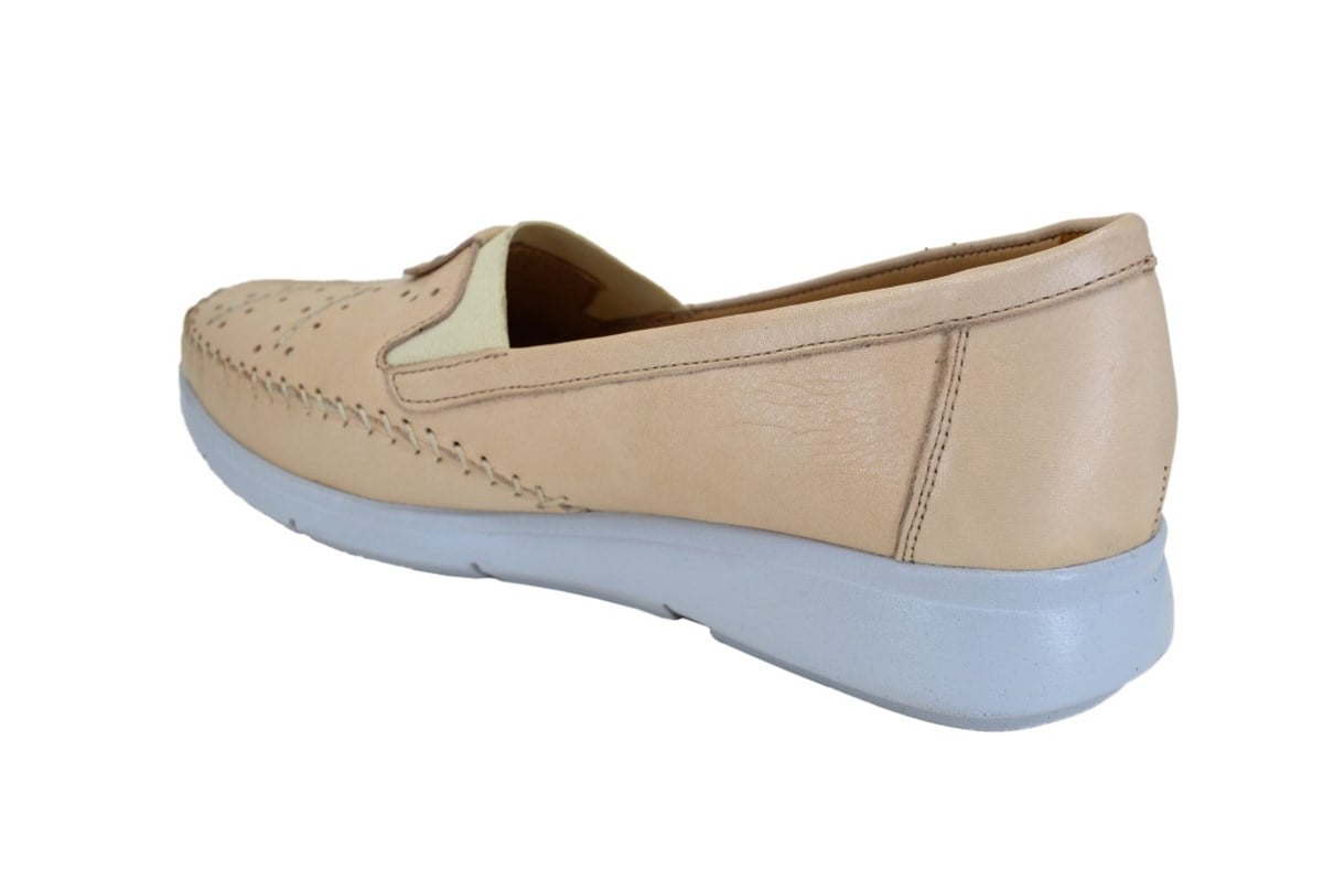 ComfortOrtopedia Kadın Deri Ayakkabı 1601 - BEJ