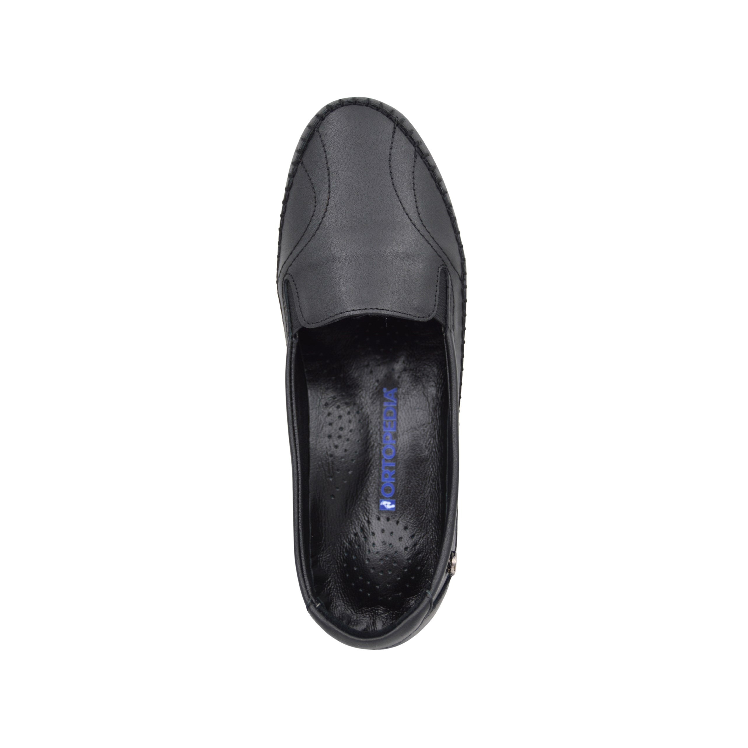 ComfortOrtopedik Comfort Kadın Deri Kavis Destekli Ayakkabı 2313 SİYAH