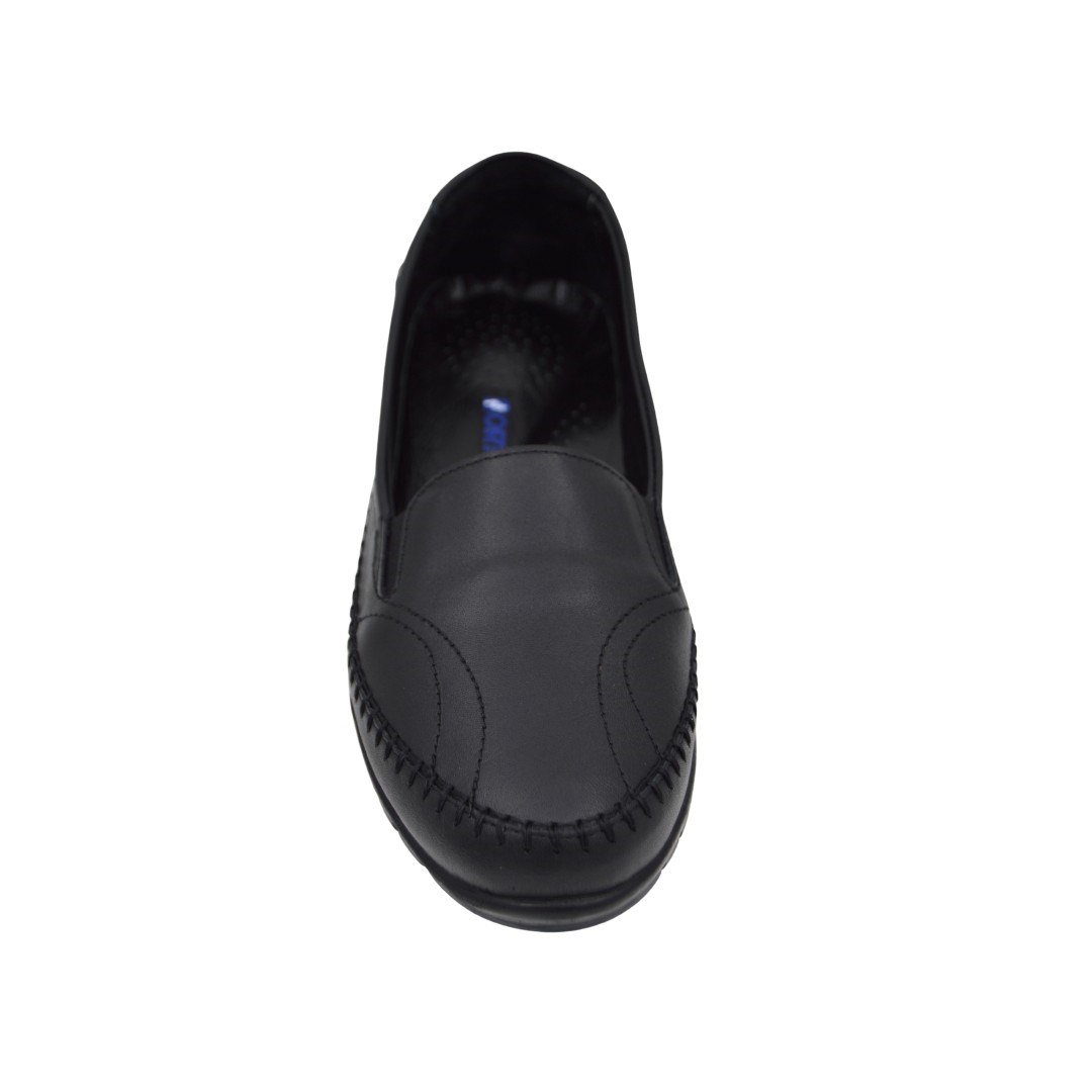 ComfortOrtopedik Comfort Kadın Deri Kavis Destekli Ayakkabı 2313 SİYAH