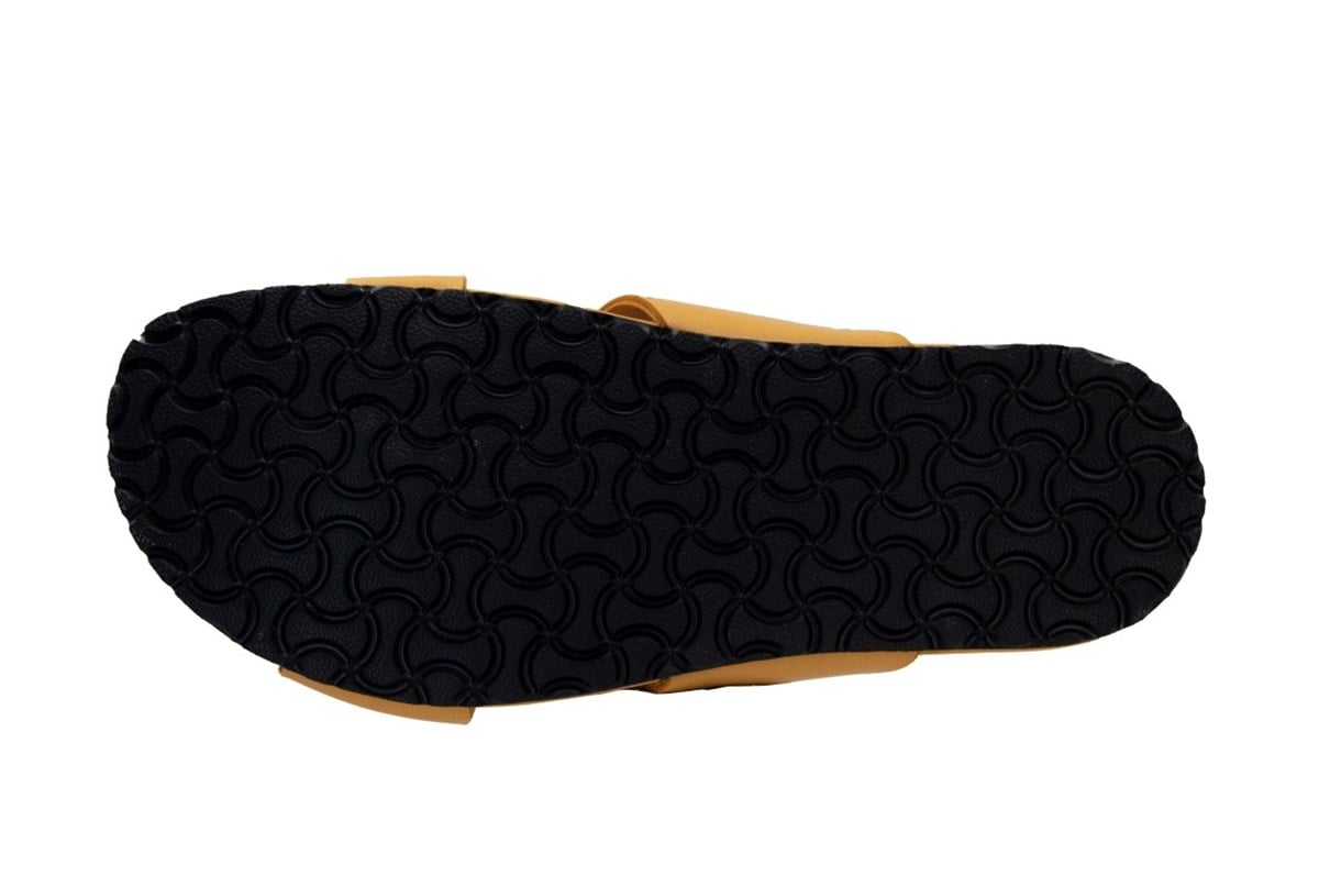 Deri TerliklerKadın Anatomik Deri Terlik 1733 SARI