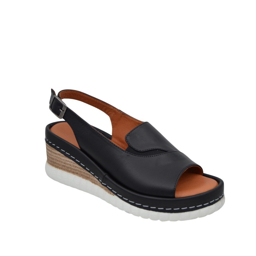 KategorisizAnatomik Comfort Deri Kadın Sandalet 2299 VİZON