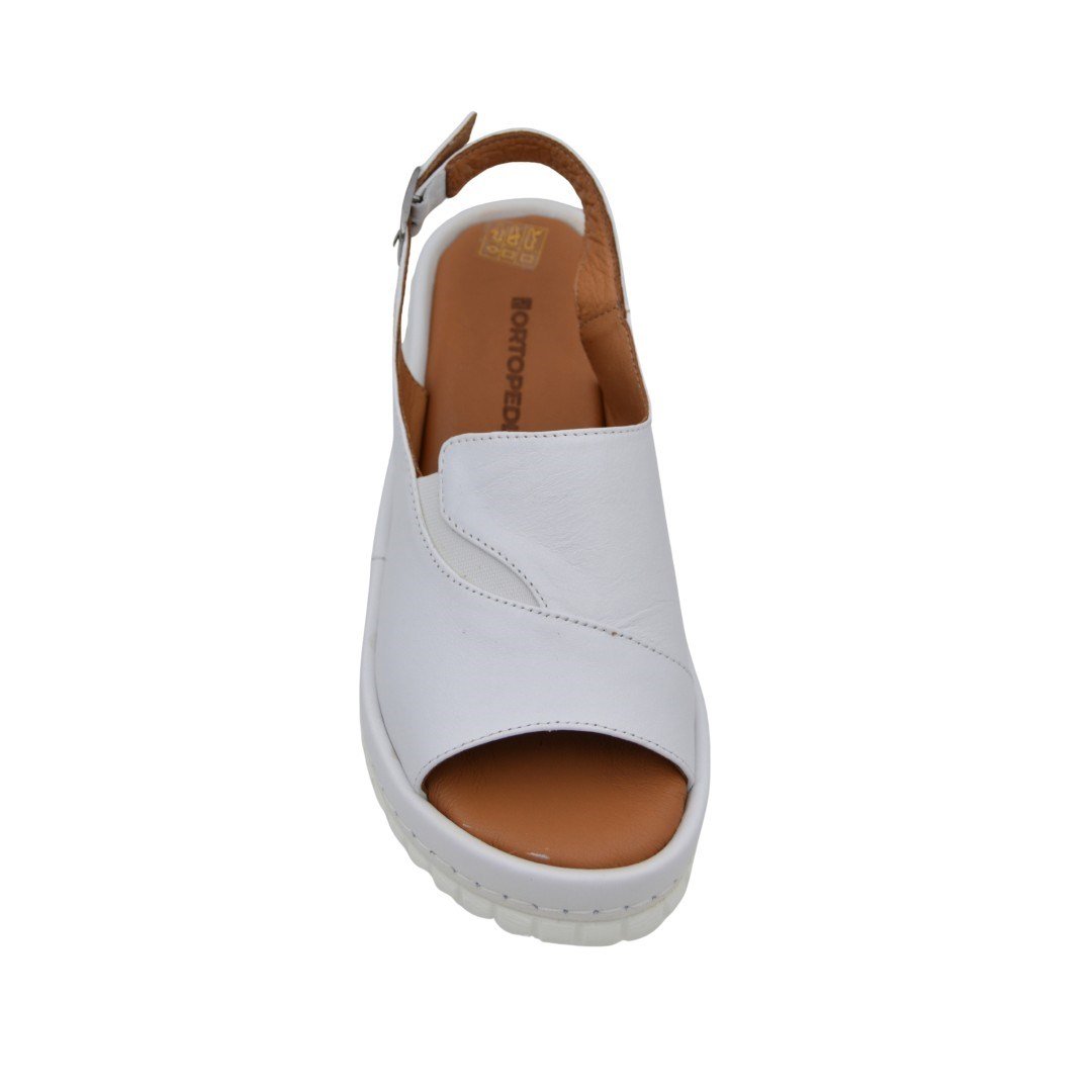 KategorisizAnatomik Comfort Deri Kadın Sandalet 2299 BEYAZ