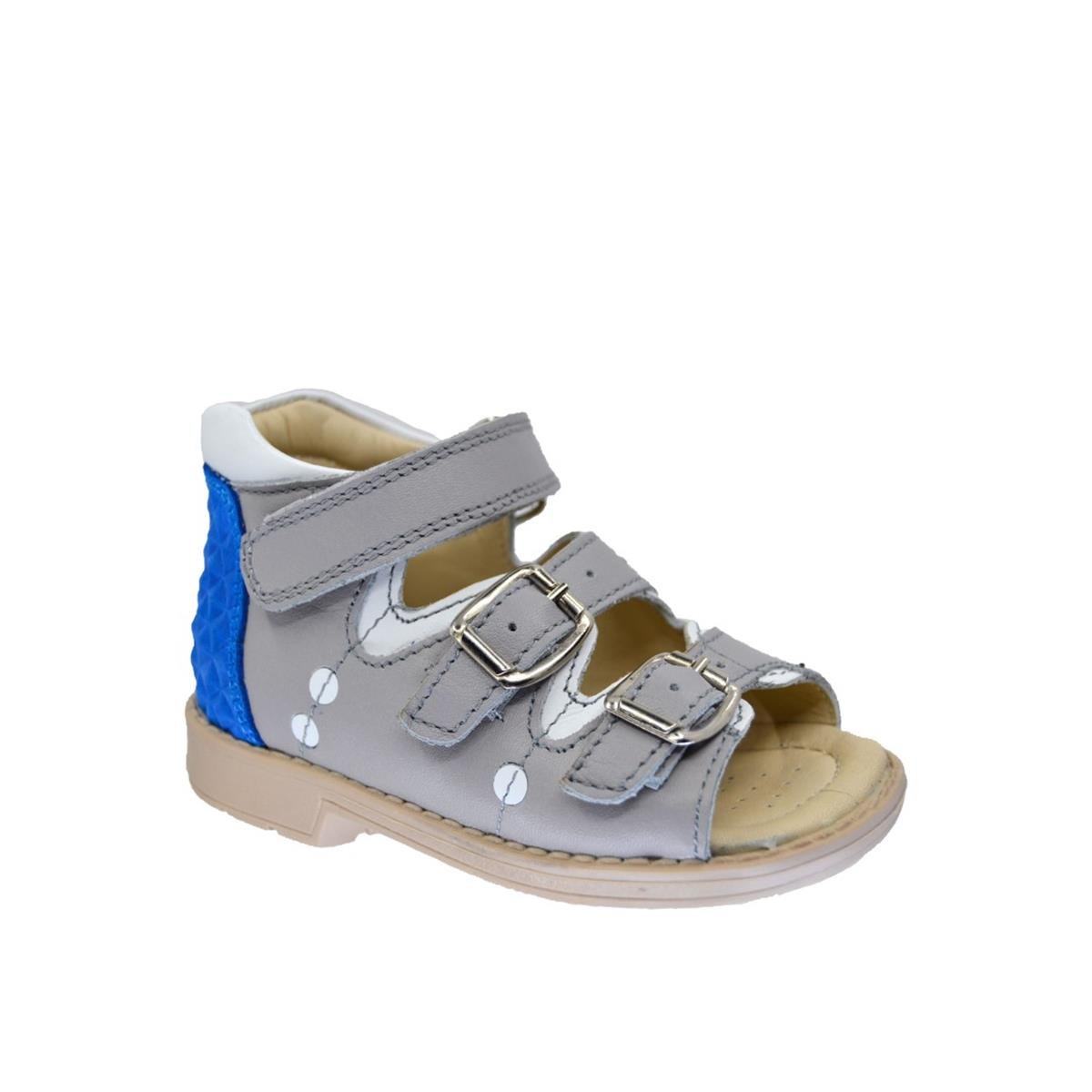 KategorisizOrtopedia Bebek Deri Sandalet Dincoheel 1155 - GRİ