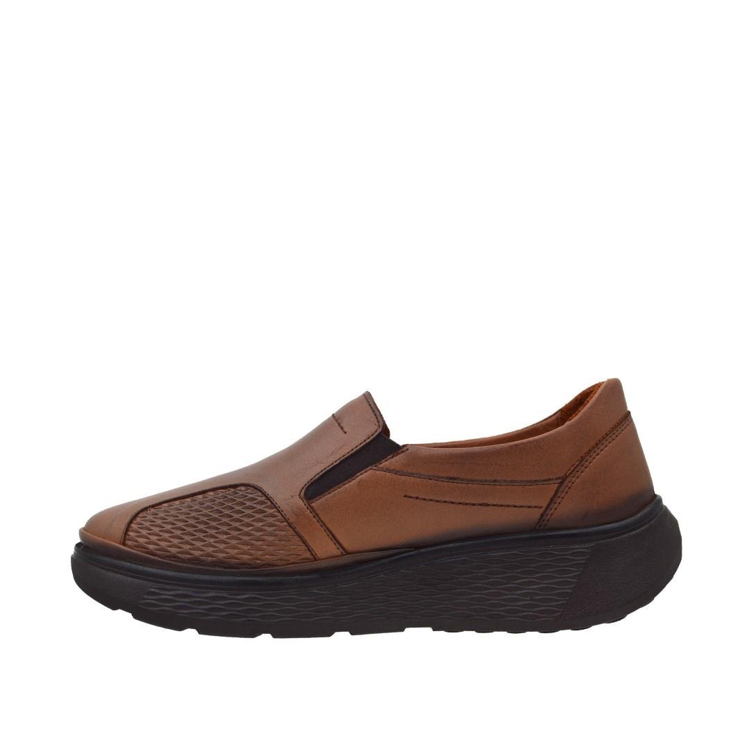 KategorisizOrtopedia Comfort Kadın Deri Ayakkabı 2132 TABA