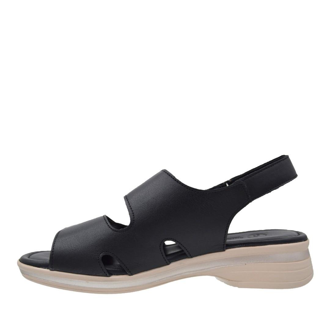 KategorisizOrtopedia Hakiki Deri Kadın Sandalet 2198 SİYAH