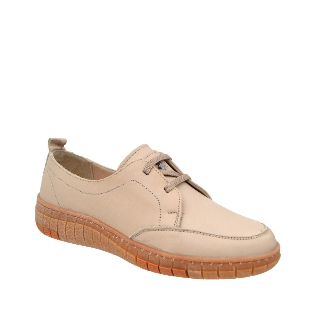 KategorisizOrtopedia Kadın Deri Ayakkabı 2129 BEJ