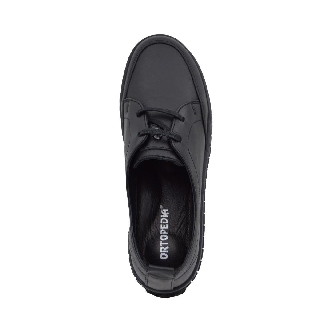 KategorisizOrtopedia Kadın Deri Ayakkabı 2129 SİYAH