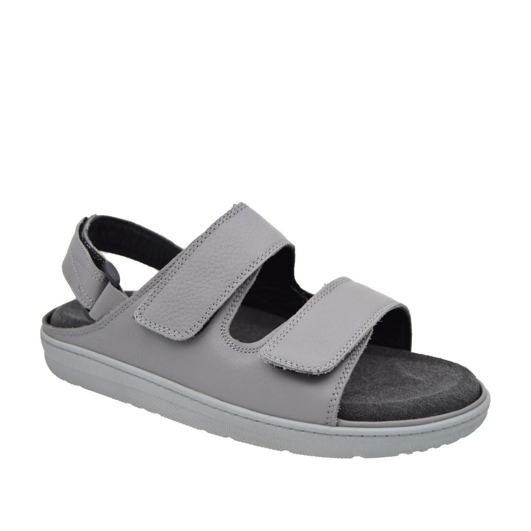 KategorisizOrtopedia Ortopedik Comfort Erkek Sandalet Hakiki Deri 2192 GRİ