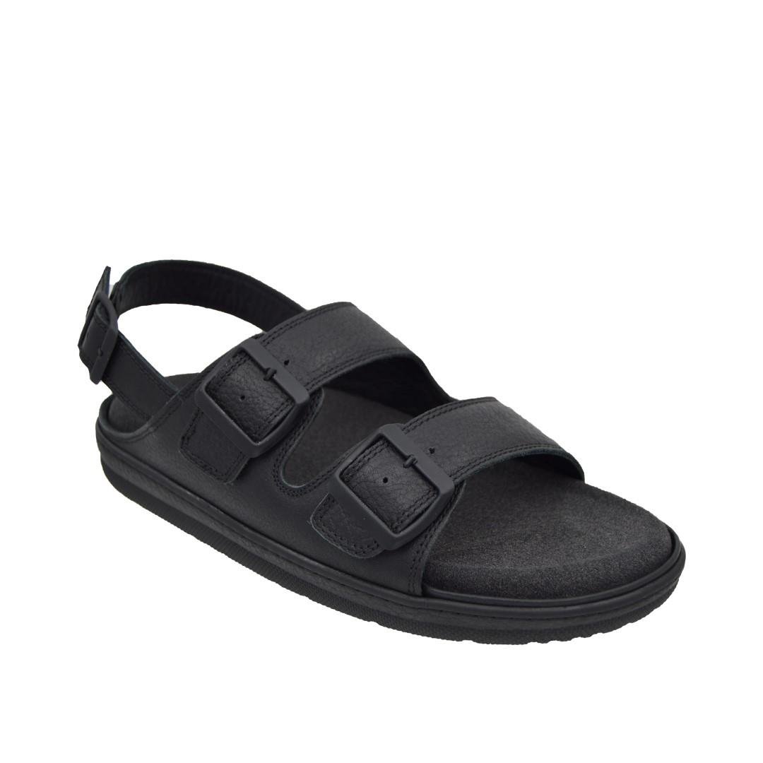 KategorisizOrtopedia Ortopedik Comfort Erkek Sandalet Hakiki Deri 2193 SİYAH