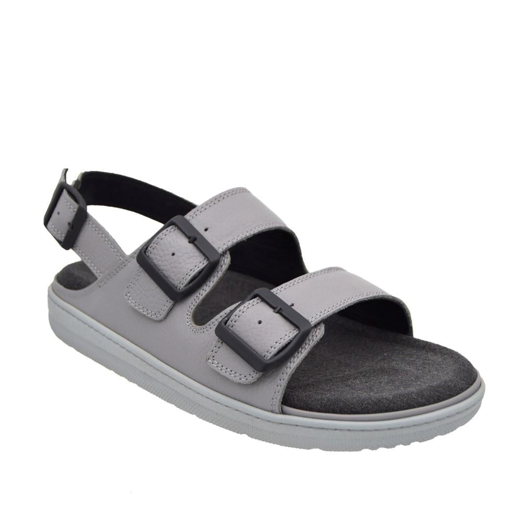 KategorisizOrtopedia Ortopedik Comfort Erkek Sandalet Hakiki Deri 2193 GRİ