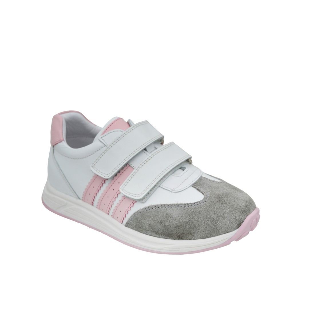 KategorisizOrtopedik Deri Çocuk Spor Ayakkabı Kavis Destekli 2295 (31-38) PEMBE