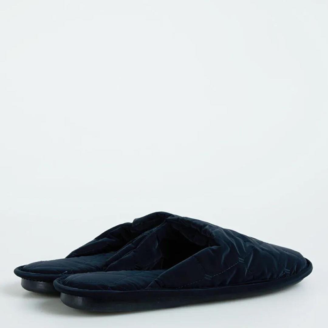 KategorisizPeluche Erkek Çanak Ev Terliği LACİVERT BAKLAVA DESEN