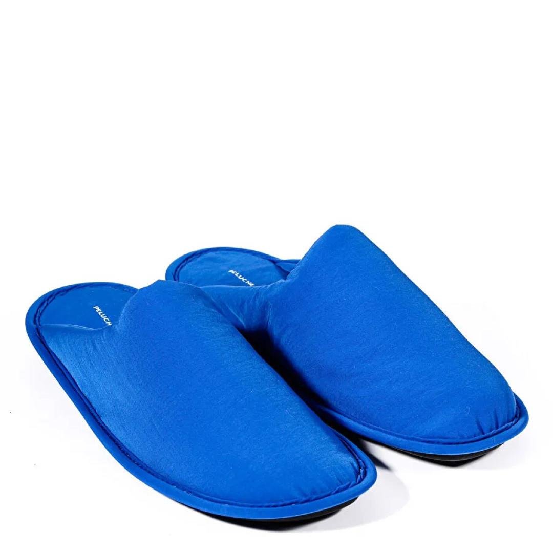 KategorisizPeluche Erkek Çanak Ev Terliği SAKS MAVİ