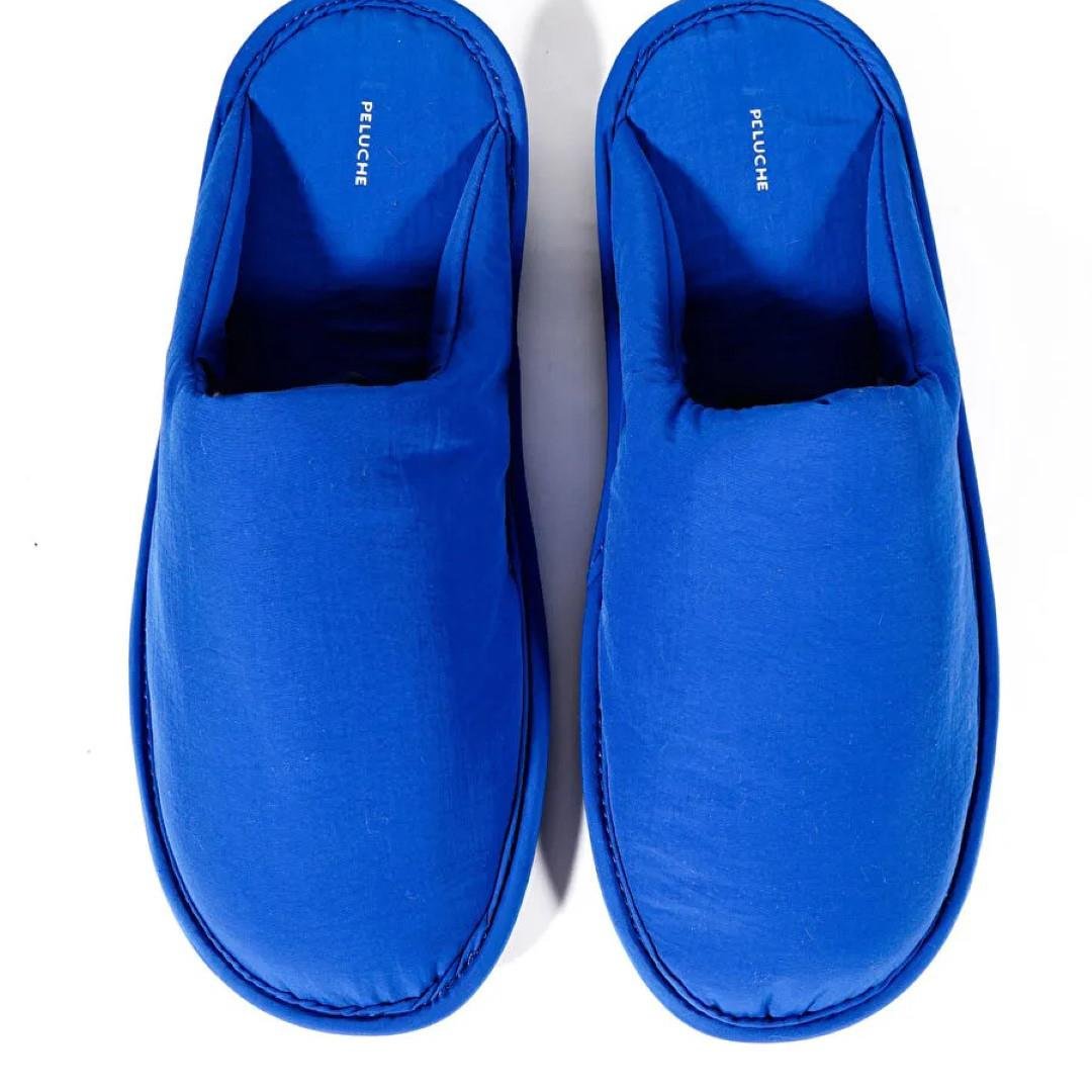 KategorisizPeluche Erkek Çanak Ev Terliği SAKS MAVİ