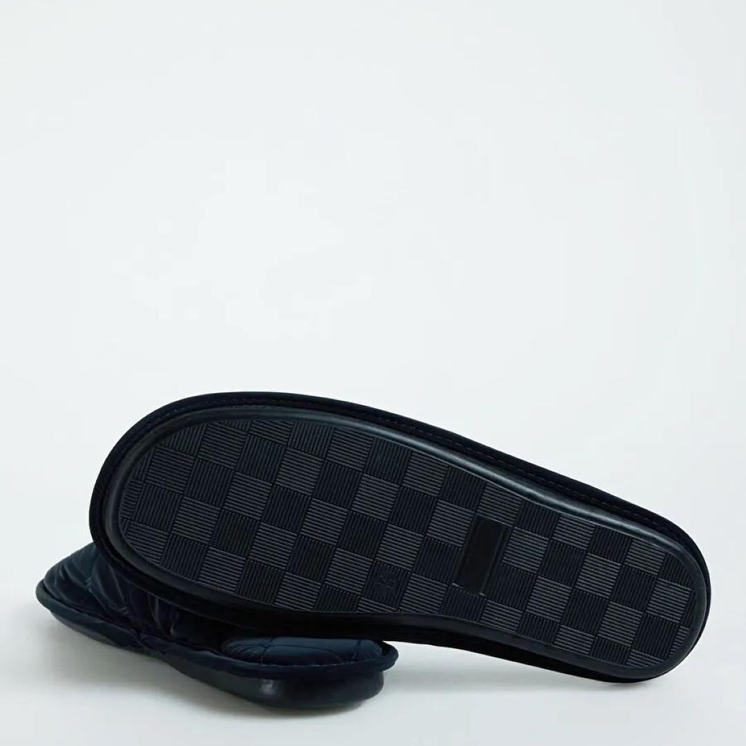 KategorisizPeluche Erkek Çanak Ev Terliği LACİVERT BAKLAVA DESEN