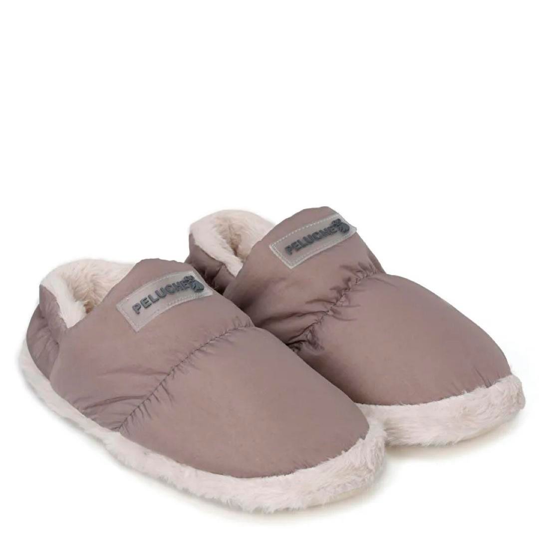 KategorisizPeluche Parachute Unisex Ev Terliği KOYU MÜRDÜM