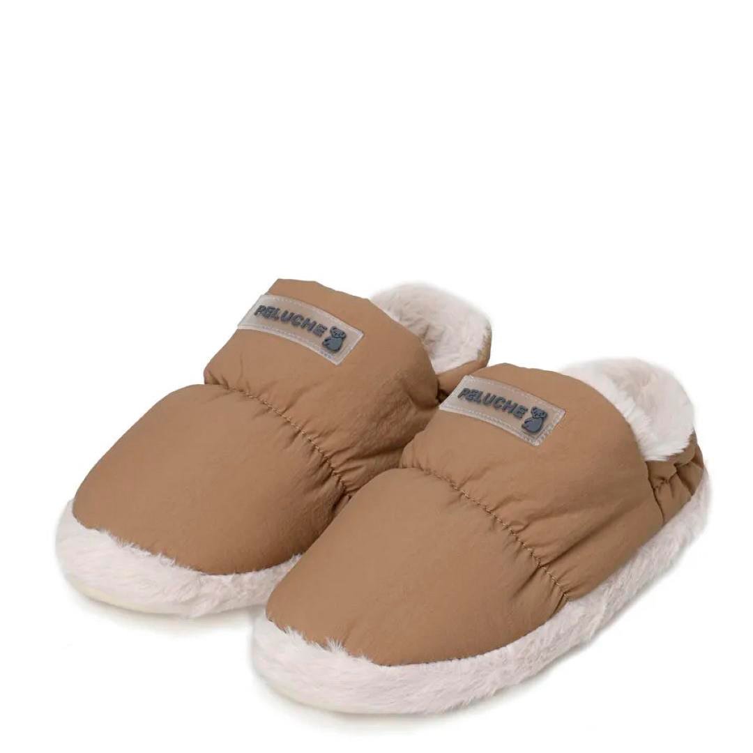 KategorisizPeluche Parachute Unisex Ev Terliği KAHVERENGİ