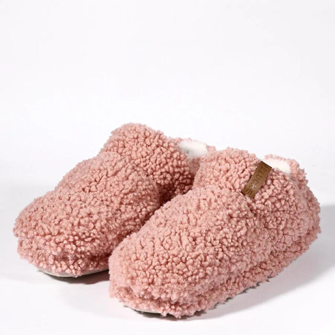 KategorisizPeluche Teddy Kadın Ev Terliği PEMBE