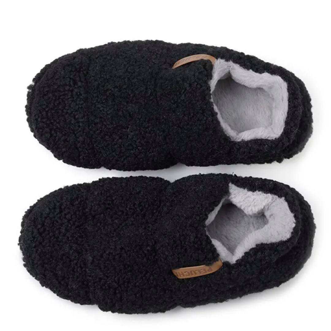 KategorisizPeluche Teddy Kadın Ev Terliği SİYAH