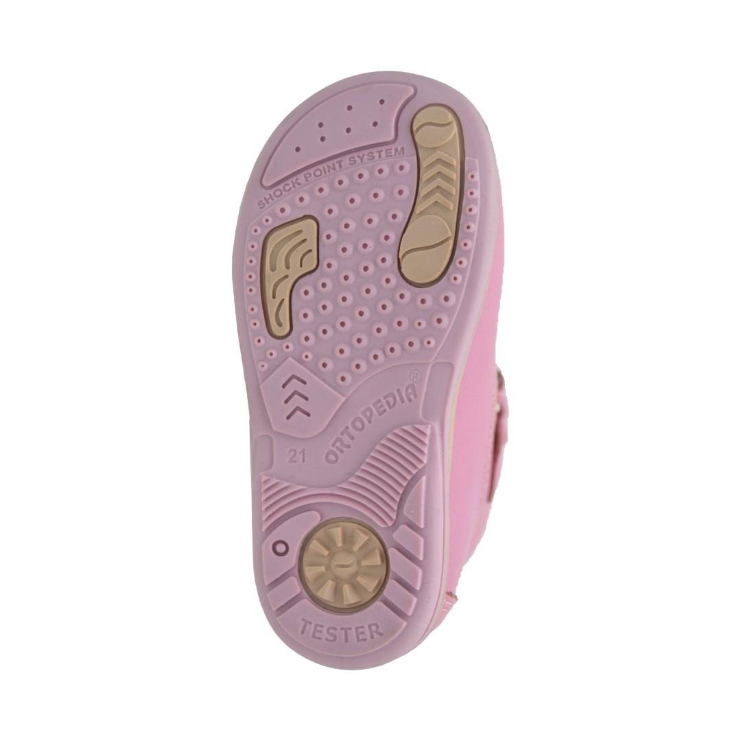 Kız Bebek BotOrtopedia Bebek Deri Bot 1265 PEMBE