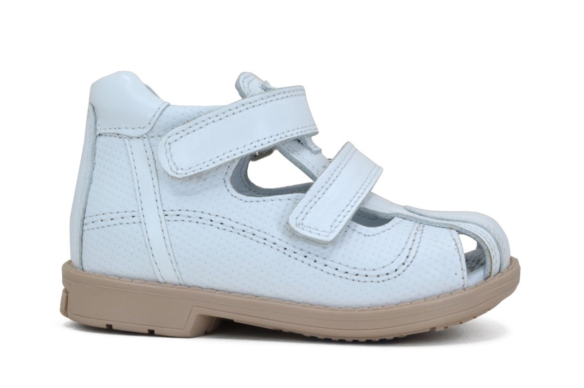 Kız Bebek SandaletOrtopedia Bebek Deri Sandalet Dincoheel 1120 - BEYAZ