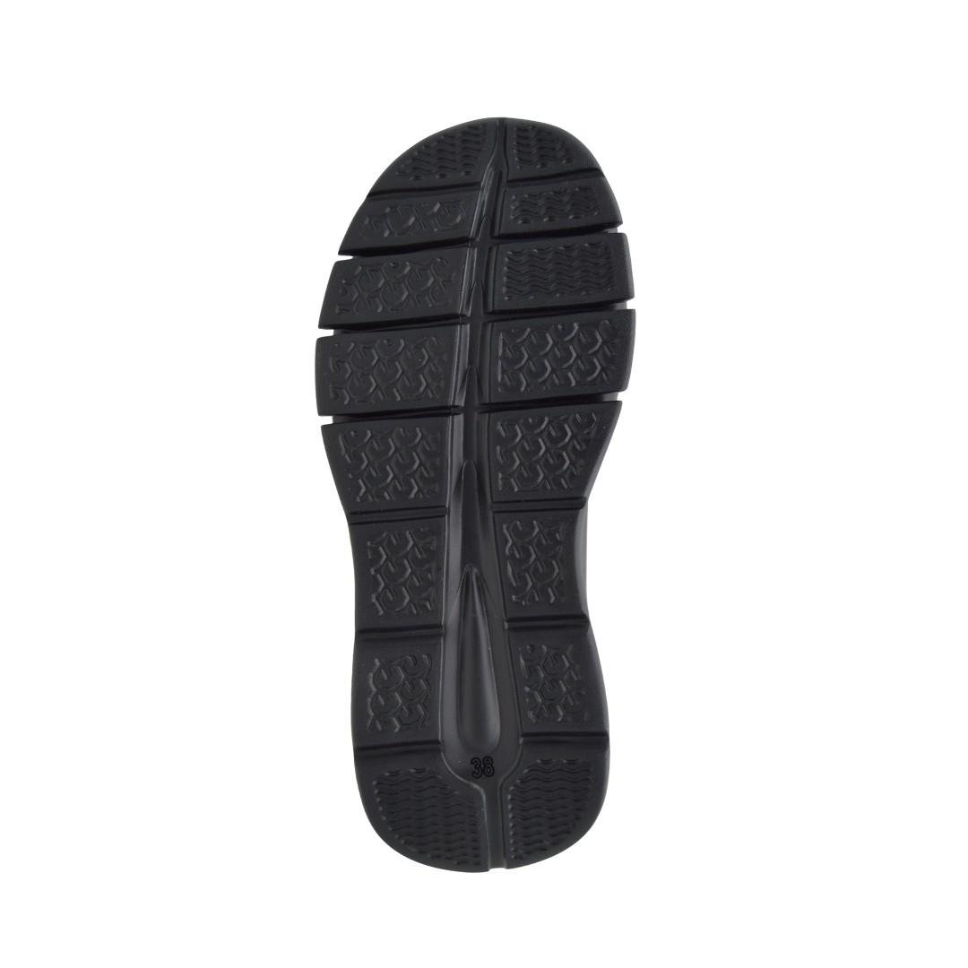 SneakerOrtopedia Hakiki Deri Kolay Bağcık Kadın Spor Ayakkabı 2215 SİYAH
