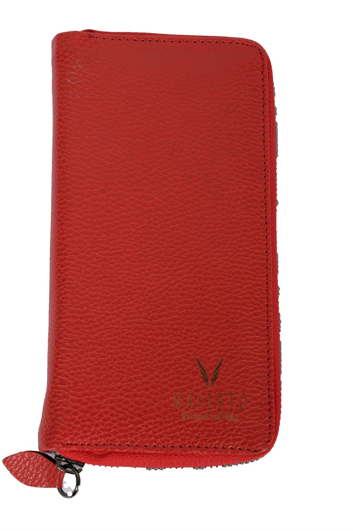 KIRMIZI MASERTO UZUN CÜZDAN