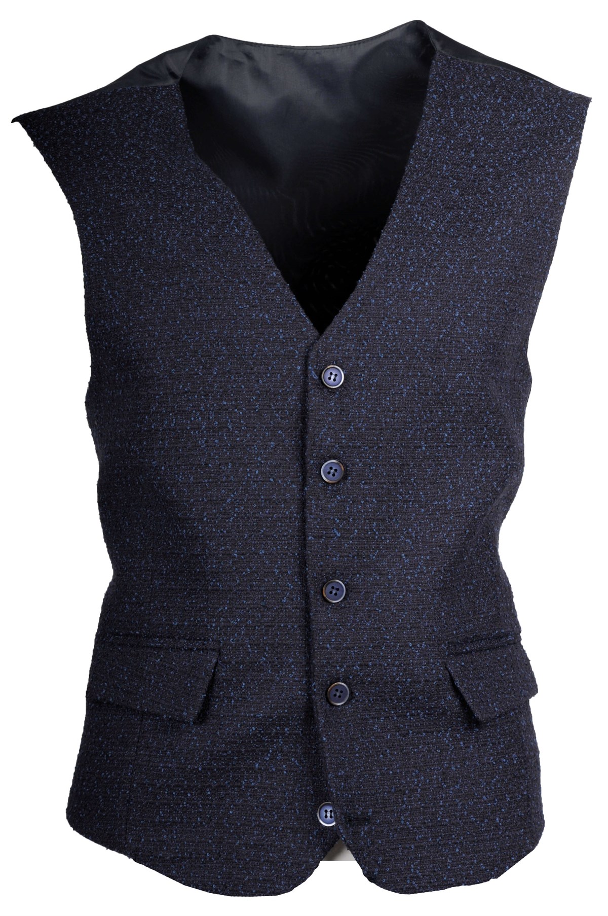 LACİVERT SLİM FİT YELEK