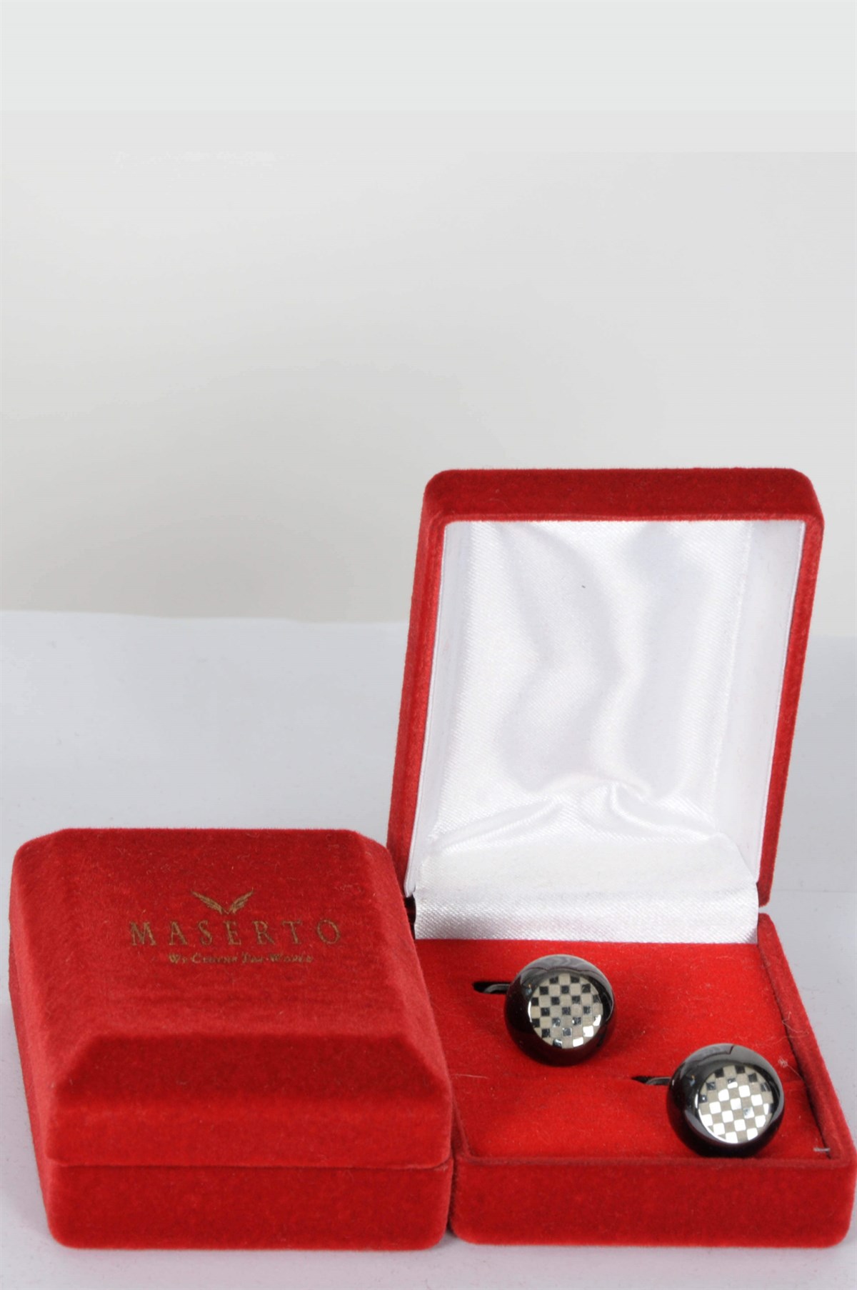 Maserto Klasik Desenli Kol Düğmesi