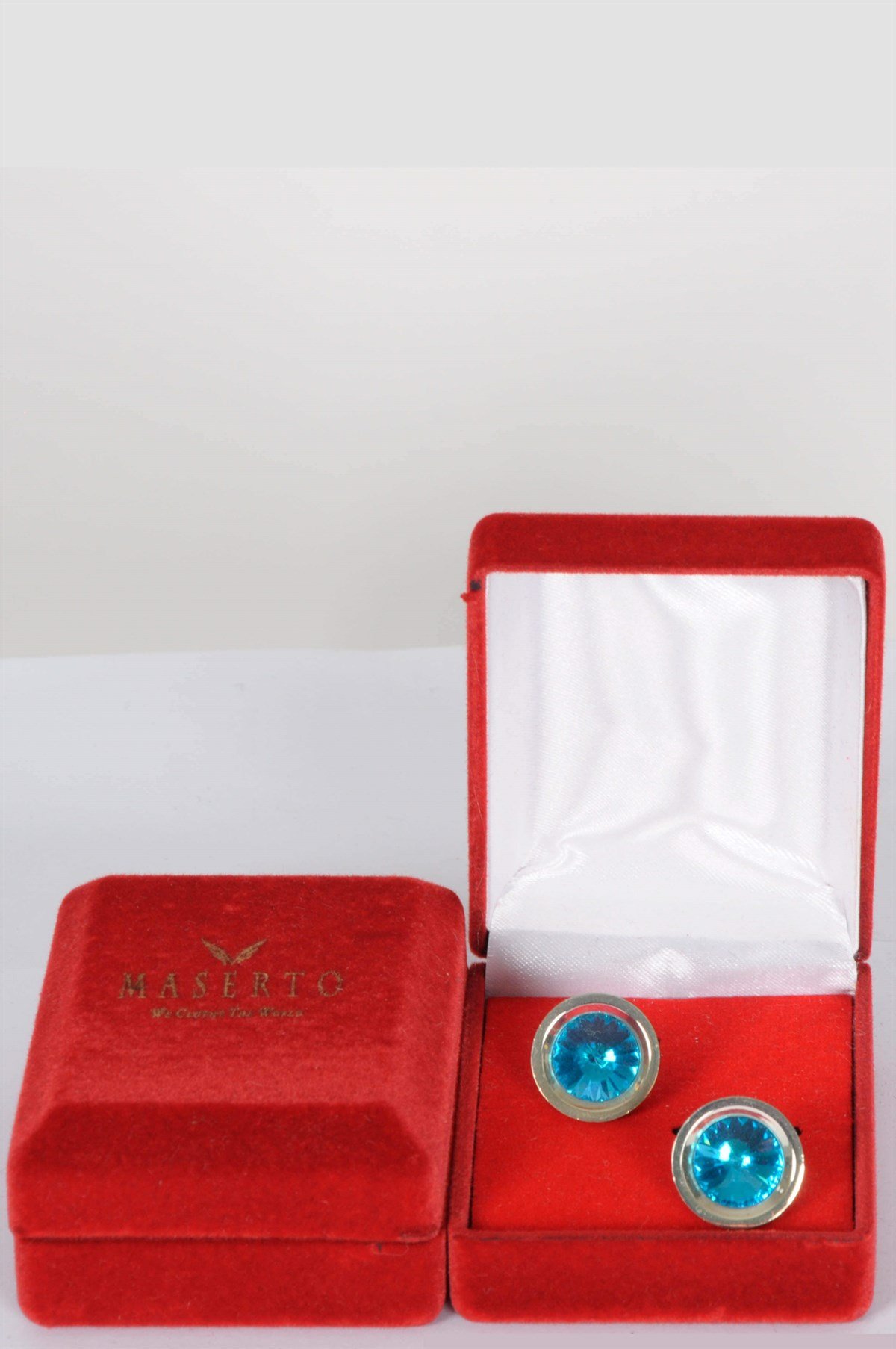 Maserto Klasik Taşlı Kol Düğmesi